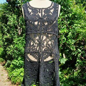 Bodycon Mini Black Lace Dress